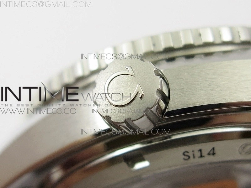 Planet Ocean 600M Co-Axial GMT 43.5mm VSF 1:1 Best Edition Blue Dial Blue Ceramic Bezel on SS Bracelet A8605 Super Clone